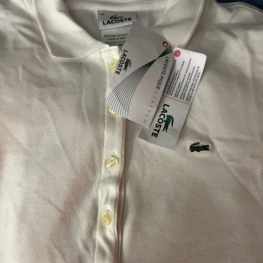 Lacoste Piquet Stretch Polo Size 46